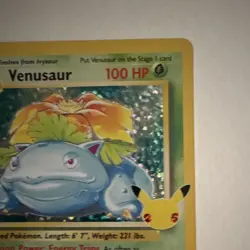 Pokemon TCG Venusaur 15/102 Celebrations Classic Collection Holo 25th 100 HP - Image 3