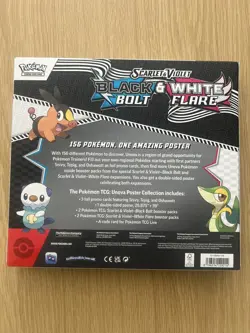 Pokemon TCG Black Bolt & White Flare Poster Collection Box 4 Packs NEW & SEALED✅ - Image 2