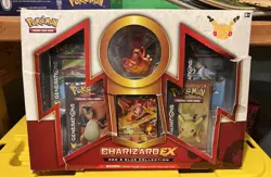 Pokemon TCG Charizard EX Red & Blue Collection Box SEALED DAMAGED BOX - Image 1