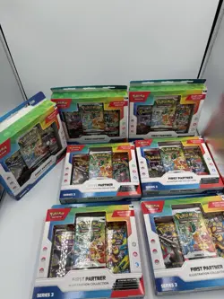 🚛FREE SHIPPING🚛 Pokemon TCG First Partners Series 3 Illustration Collection - Image 1