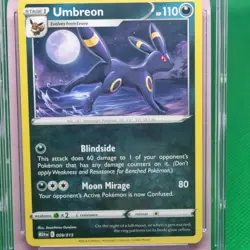 CGC 9 Umbreon Pokemon TCG 2025 McDonald's Collection - 009/015 Rare Mint Graded - Image 2