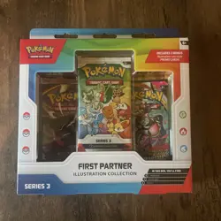 Pokemon First Partner Illustration Collection Series 3 Booster Box New Sealed - Image 1