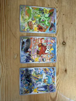 Pokemon First Partner Illustration Collection Series 3 GEN 9 Paldea Starters Set - Image 1