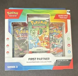 Pokemon TCG First Partner Illustration Collection Series 3 Box Booster Promo - Image 1