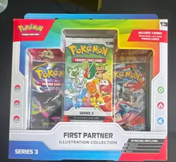 Pokemon TCG First Partner Illustration Collection Series 3 Cards Promo - Image 1