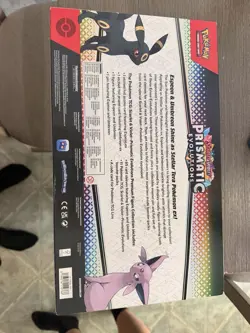 Pokemon TCG Prismatic Evolutions Premium Figure Collection Box Espeon Umbreon - Image 3