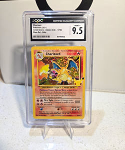 Pokemon TCG Charizard 4/102 Celebrations Classic Collection EN Holo CGC - Image 1
