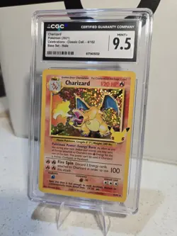 Pokemon TCG Charizard 4/102 Celebrations Classic Collection EN Holo CGC - Image 2