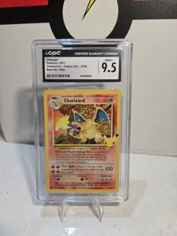 Pokemon TCG Charizard 4/102 Celebrations Classic Collection EN Holo CGC - Image 5