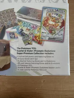 Pokemon TCG Scarlet & Violet Prismatic Evolution Super Premium Collection Sealed - Image 4