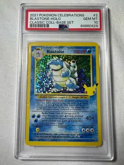 The Pokemon Company Blastoise Celebrations Classic Collection Holo PSA 10 ENG - Image 4