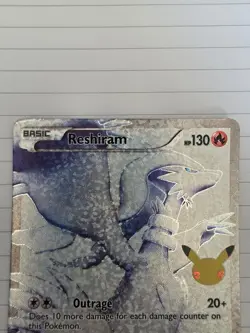 Pokemon TCG Reshiram 113/114 Celebrations Classic Collection Holo English 130 HP - Image 2