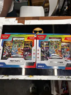 Pokemon TCG First Partner Illustration Collection Series 3 3 Packs/30 Cards - Image 1