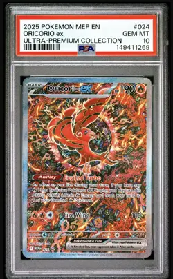 Pokemon TCG Oricorio Ex Ultra Premium Collection Promo PSA 10 - Image 1
