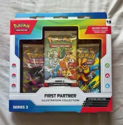 Pokemon TCG First Partner Illustration Collection Series 3 Sealed Box 30 Cards - Image 1