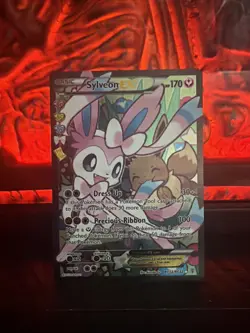 Pokemon TCG Sylveon EX Full Art RC32/RC32 Radiant Collection NM *PACK FRESH* - Image 1