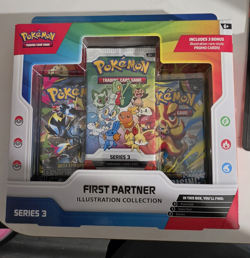 First Partner Illustration Collection Series 3 Pokemon TCG 3-Pack Promo - Image 1