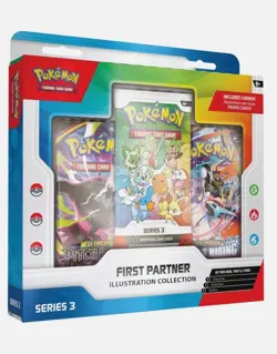 Pokemon TCG First Partner Illustration Collection Series 3 2 Packs Promo EN 2022 - Image 1