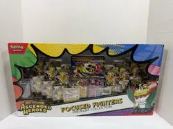 Pokemon TCG Ascended Hero’s Focused Fighters Premium Collection Factory Sealed - Image 1