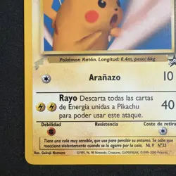 Near Mint - Pokemon TCG 2000 Pikachu (SNAP) #26 Pikachu World Collection Promo - Image 5