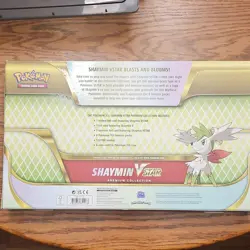 Pokemon TCG Shaymin VSTAR Premium Collection Box English 2022 Promo 3 Cards - Image 2