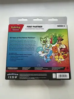 Pokemon TCG First Partner Illustration Collection Series 3 Box, 3 Promo Cards - Image 2
