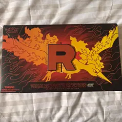 Pokemon TCG Team Rocket's Moltres ex Ultra-Premium Collection Box, opened - Image 1