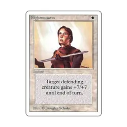 WOTC MtG Unlimited Righteousness (R) EX - Image 1