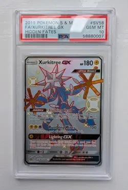 Xurkitree GX SV58/SV94 FA - PSA 10 - Pokemon Sun & Moon Hidden Fates - 2019 - Image 1