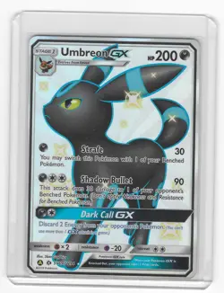 Pokemon Umbreon GX SV69/SV94 Hidden Fates Shiny Vault Shiny Holo Rare NM - Image 1
