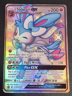 2019 Pokemon SM Hidden Fates Sylveon GX Shiny Vault #SV76/SV94 - Image 1