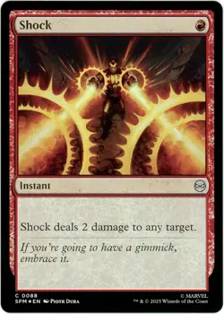 Shock (Foil) - 0088 - Marvel's Spider-Man - MTG - SHIPS NOW - NM/M - Image 1