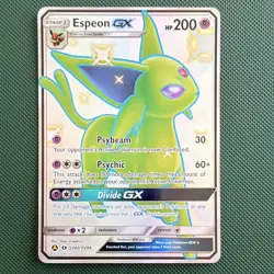 Pokemon TCG Espeon GX SV60/SV94 Hidden Fates Shiny Holo Rare - Mint - Image 1