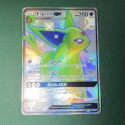 Pokemon TCG Espeon GX SV60/SV94 Hidden Fates Shiny Holo Rare - Mint - Image 4
