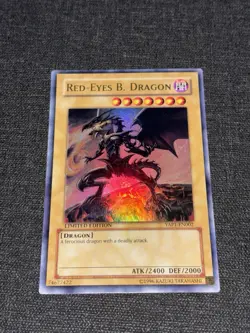 Yugioh! Red Eyes Black Dragon YAP1-EN002 Ultra Rare Near Mint English - Image 1