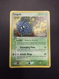2006 Pokemon Tangela 44/92 EX Legend Maker Reverse Holo LP Stamped - Image 2