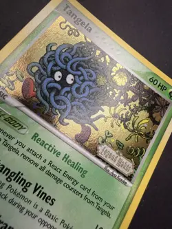 2006 Pokemon Tangela 44/92 EX Legend Maker Reverse Holo LP Stamped - Image 3