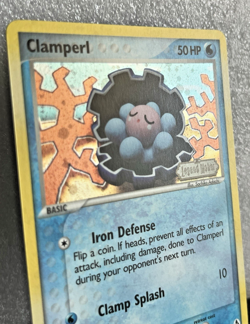 Clamperl 51/92 Stamped Reverse Holo EX Legend Maker 2006 Pokemon Card LP - Image 2