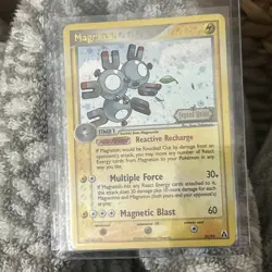 2006 Pokemon EX Legend Maker Magneton 22/92 Reverse Holo Stamped NM - Image 1