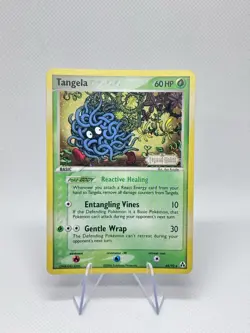 2006 Pokemon Tangela 44/92 EX Legend Maker Reverse Holo LP Stamped - Image 4
