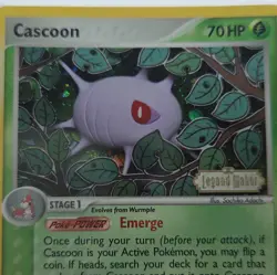 The Pokemon Company Pokemon TCG Cascoon 30/92 Legend Maker Reverse Holo HP70 - Image 1