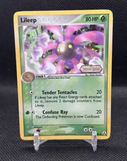 Lileep 56/92 Reverse Holo Pokemon Card EX Legend Maker 2006 - Image 1