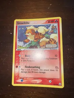 Growlithe 55/92 EX Legend Maker Reverse Holo Stamped 2006 Pokemon Card - Image 3