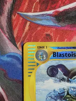 Pokemon TCG Blastoise Expedition Base Set Reverse Holo Rare Card 4/165 LP+/NM- - Image 4