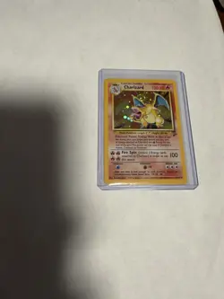 Pokemon TCG Charizard Base Set 2 Holo Unlimited Rare Card 4/130 *SWIRL* - Image 3