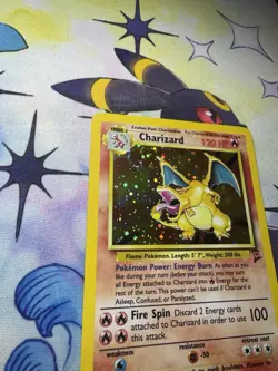 Charizard 4/130 Base Set 2 Holo Rare 1999 WOTC Pokemon TCG Vintage Pokemon Card - Image 2
