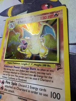 Charizard 4/130 Base Set 2 Holo Rare 1999 WOTC Pokemon TCG Vintage Pokemon Card - Image 3