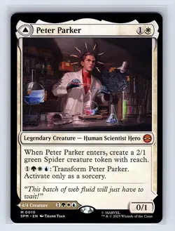 Peter Parker / Amazing Spider-Man #10 Regular Mythic MTG 25 Marvel's Spider-Man - Image 1