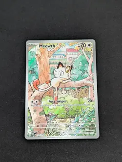 Meowth 106/094 Phantasmal Flames Pokemon NM/M - Image 1