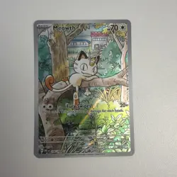 NM-Mint Meowth - 106/094 - Illustration Rare Pokemon Phantasmal Flames - Image 1